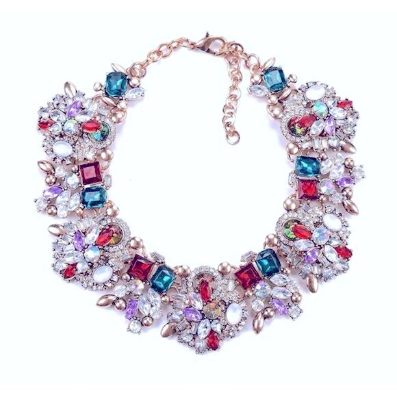 Jewelry - 🩷COLORFUL GLASS CRYSTAL NECKLACE🩷